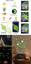 Load image into Gallery viewer, Glow In The Dark Stars - Galaxy 10 Bulk Pack