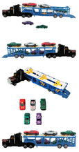 Load image into Gallery viewer, Vintage Die-Cast Truck Transporter and Cars Set - Black