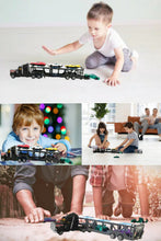 Load image into Gallery viewer, Vintage Die-Cast Truck Transporter and Cars Set - Black