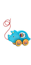 Load image into Gallery viewer, Baby & Toddler Pull Along Triceratops