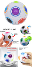 Load image into Gallery viewer, Colourful Puzzle Ball Fidget Toy