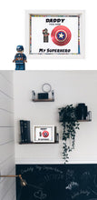 Load image into Gallery viewer, Captain America with Aluminium Shield - Father Day Box Frame Gift