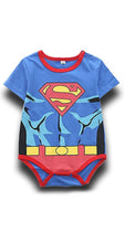 Load image into Gallery viewer, Short Sleeve Superman Baby Grower 0 - 6 Months