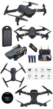 Load image into Gallery viewer, Foldable Pro 4k Micro Drone Kit - Includes Power Bank and AA Batteries For Remote