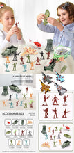 Load image into Gallery viewer, Kids Military Playset - Set of 4 Die-Cast Military Aircraft & Army Backpack