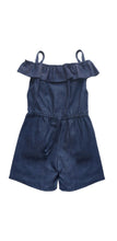 Load image into Gallery viewer, Baby & Toddler Girls Ruffled Denim Bodysuit