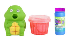 Load image into Gallery viewer, Slime Slurping Puking Squeeze Animal Toy With Bubbles - Time Turtle
