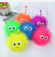 Load image into Gallery viewer, Flash Led Hair Ball Set for Kids - Set of 6 Balls
