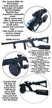 Load image into Gallery viewer, AIR ORDNANCE SMG .22 FULL AUTOMATIC 5.5mm PELLET AIR/CO2 RIFLE - TACTICAL KIT
