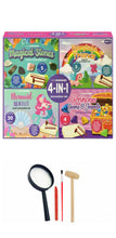 Load image into Gallery viewer, Girls 4-in-1 Excavation Kit - 8 Piece Educational Toy
