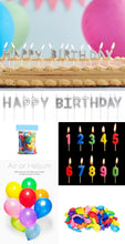 Load image into Gallery viewer, Birthday In A Box - Birthday Cards, Silver Balloons and Decorations
