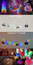 Load image into Gallery viewer, Decorative Rainbow Colored LED Lights With Photo Peg Holders - Pack Of 3
