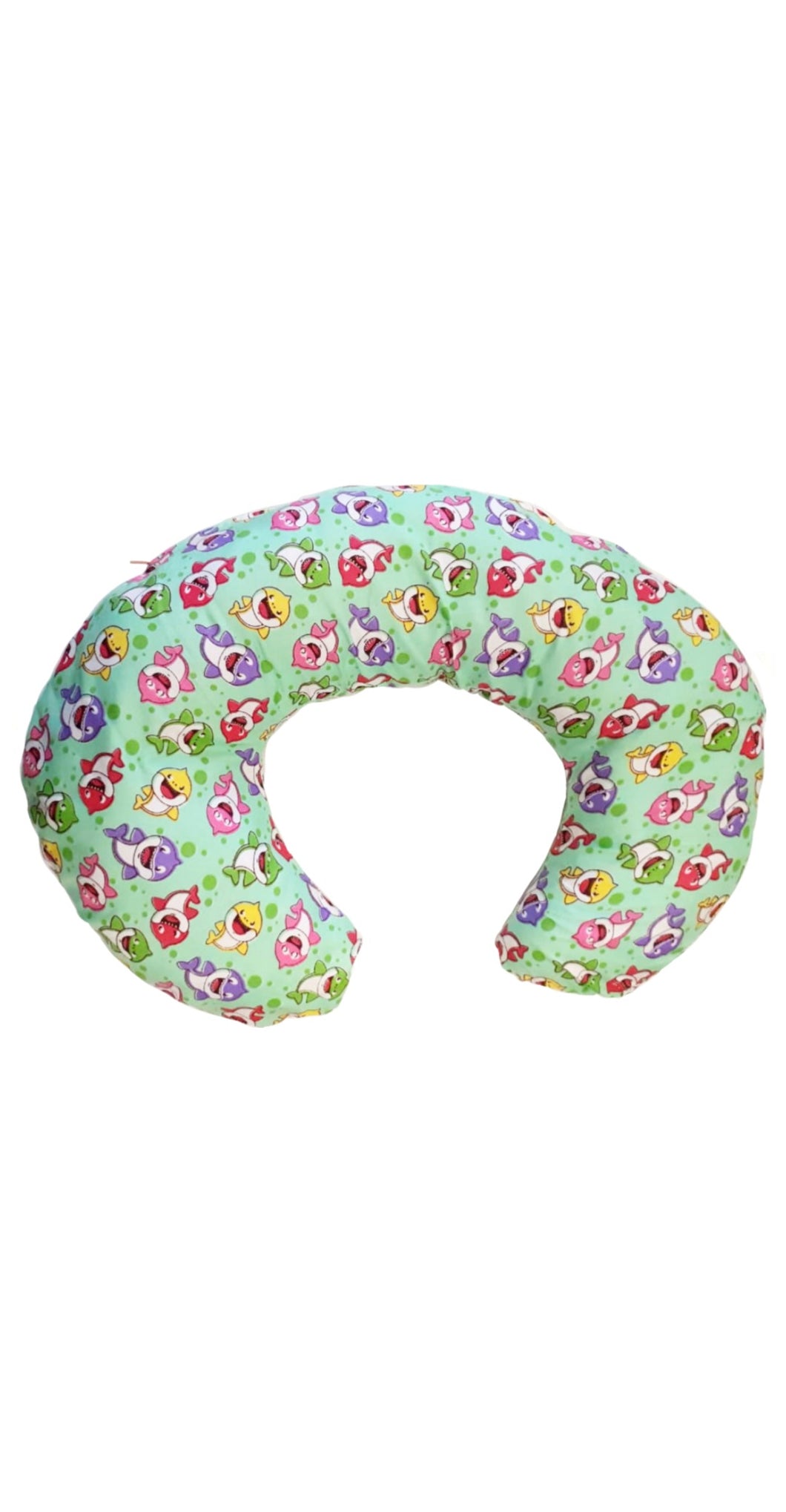 Kika Baby Shark Nursing Pillow - Mint