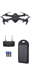 Load image into Gallery viewer, Foldable Pro 4k Micro Drone Kit - Includes Power Bank and AA Batteries For Remote
