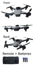 Load image into Gallery viewer, ZD9 Drone Kit - Foldable Drone Kit with Powerbank &amp; Batteries - Silver
