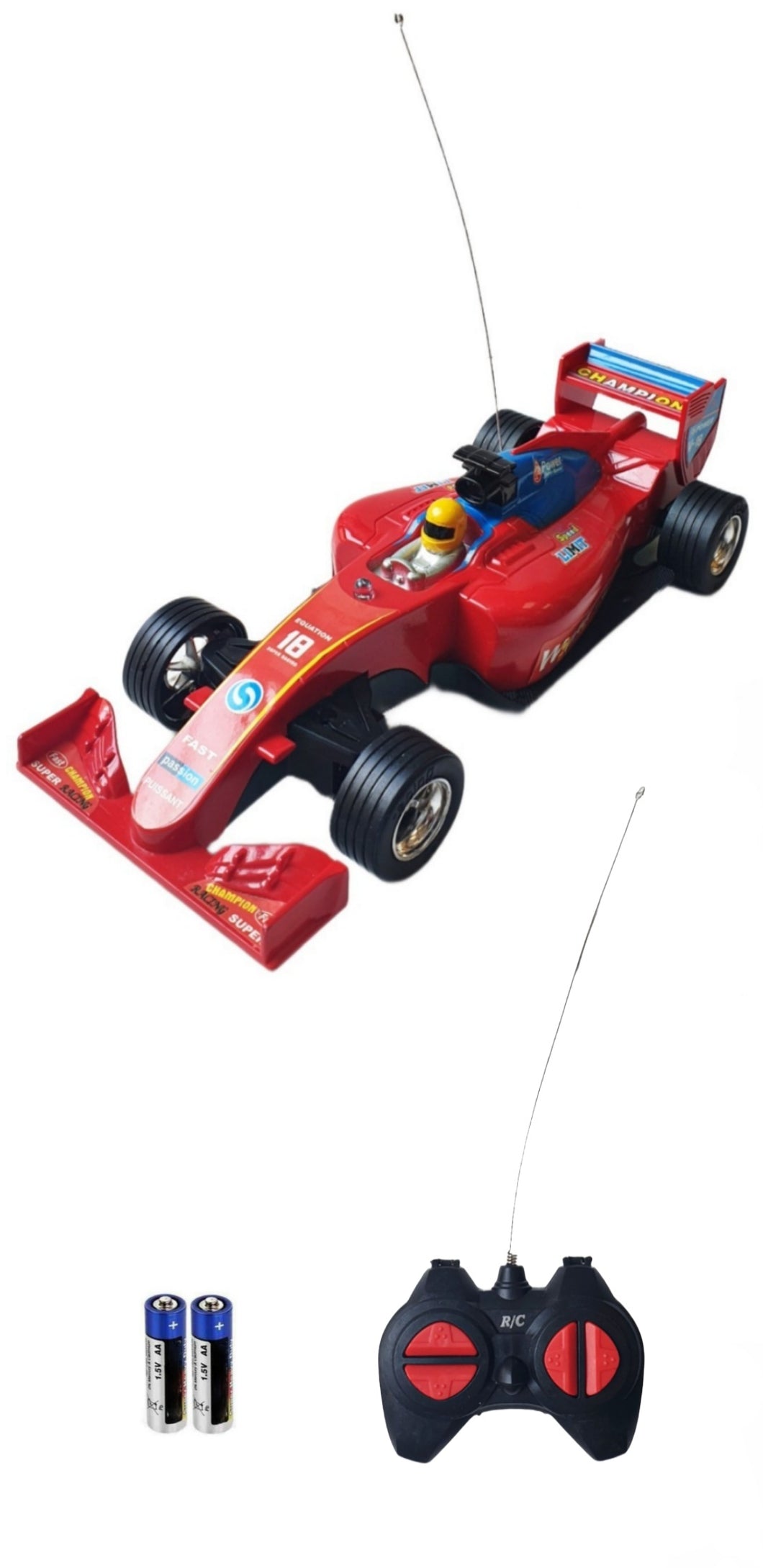 Formula 1 Styled Remote Control Toy Car - Red