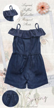 Load image into Gallery viewer, Baby &amp; Toddler Girls Ruffled Denim Bodysuit
